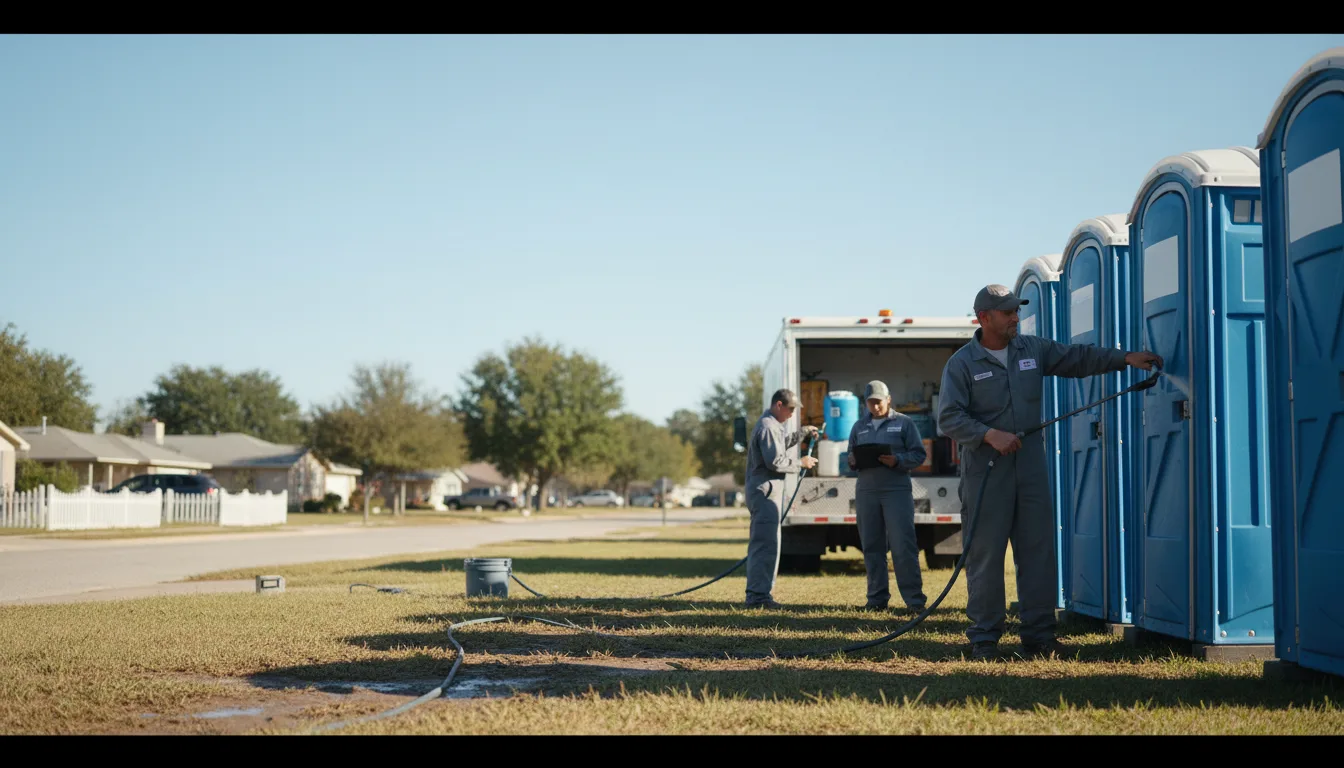 Long-Term Portable Toilet Rental in Wilsonville, AL near me